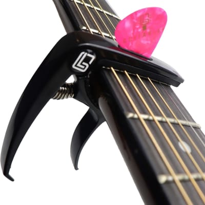 Guitar Accessories Kit - Premium METAL Tin - Includes Guitar Strap, Guitar Capo, Electronic Guitar Tuner & Guitar Picks - Acoustic, Bass, Electric, Ukelele - Ideal Gift Set for Guitar Lover image 2