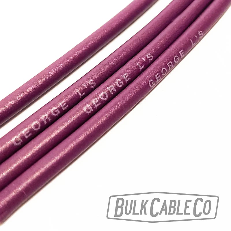 L's .155 Cable PURPLE Sold in 20 FT Lengths Bulk Reverb