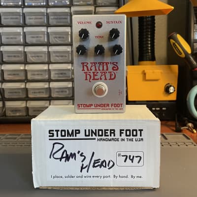 Stomp Under Foot Ram's Head (Violet Version) Fuzz Pedal