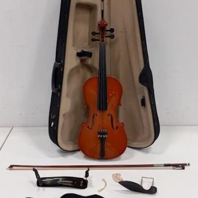 Rothenburg Stradivarius Copy Sized 4/4 violin, Germany, Vintage, with case & bow image 15