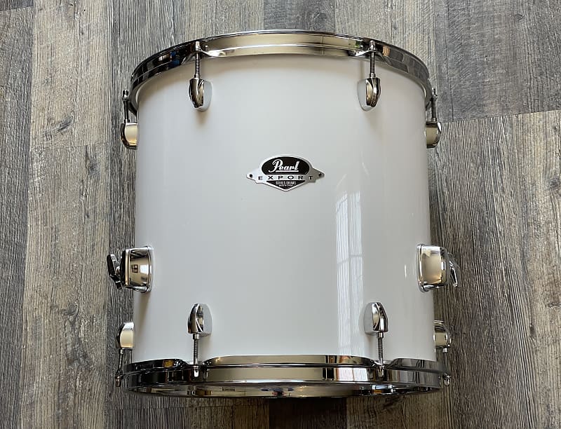 Pearl Export EXX 14" Pure White 14x14 Floor Tom Reverb