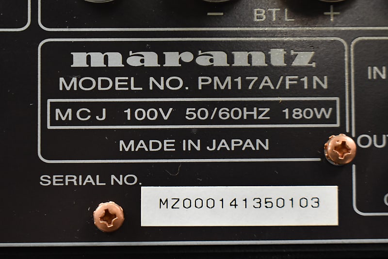 Marantz PM-17SA Integrated Amplifier in Excellent Condition