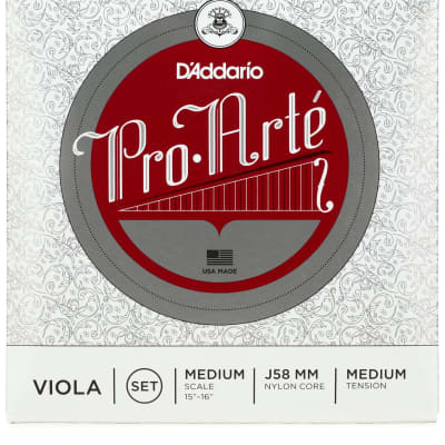 D'Addario J58 Pro-Arte Viola String Set - Medium Scale image 1