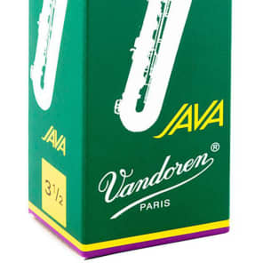 Vandoren SR3435 Java Green Baritone Saxaphone Reeds - Strength 3.5 (Box of 5)