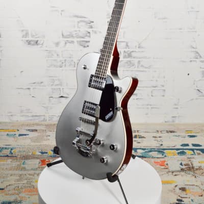 New Gretsch® G5230T Electromatic Jet FT Single Cut with Bigsby Airline Silver image 4