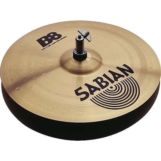 Sabian 14" B8 Hi-Hat Cymbals (Pair) 1990 - 2010 image 1