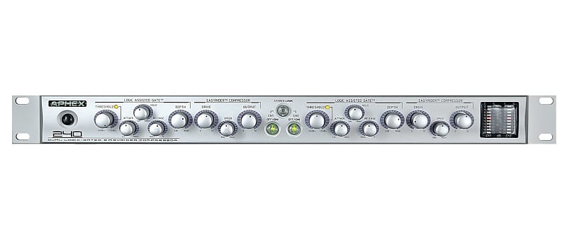Aphex (RØDE) 240 Dual Logic-Gated Easyrider Compressor - Silver image 1
