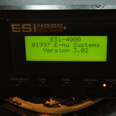 E-MU Systems ESI 4000 Rackmount 128-Voice Digital Sampler 1998 - 2000 - Black