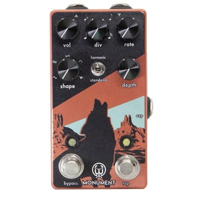 Walrus Monument Harmonic Tap Tremolo V2 Guitar Effects Pedal for sale
