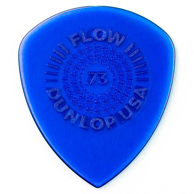 Dunlop 549P073 Flow Standard Grip Electric Guitar Picks 0.73mm 6-Pack Refill Bag image 1