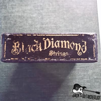 National Music String Co. Black Diamond Strings Box with 4 Strings (1930s-1970s) image 5