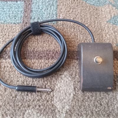 Vintage 1959-1963 Brown Face Fender Footswitch single button | Reverb