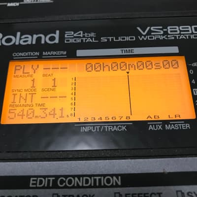 Roland VS-890 Digital Multi-Trac Studio Workstation Used image 7