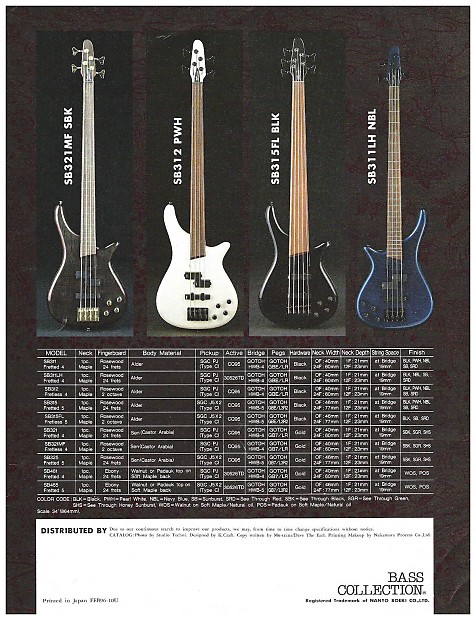 Bass collection shop sb301