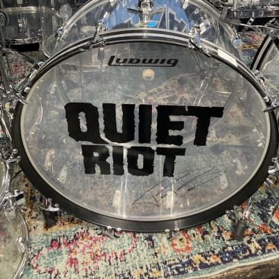 Frankie Banali's Quiet Riot Complete Ludwig, Sabian 1970s Drum Set. Includes Frankie's Personal Stick Bag. Signed! image 19
