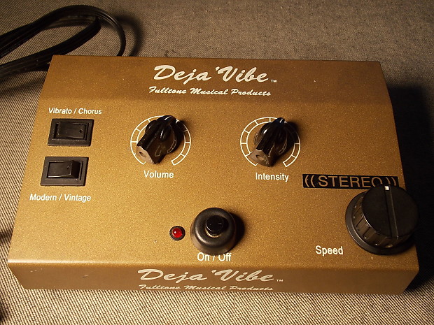 Fulltone Deja Vibe Gold Edition Stereo Ultra Rare And Best Of Univibe Clones