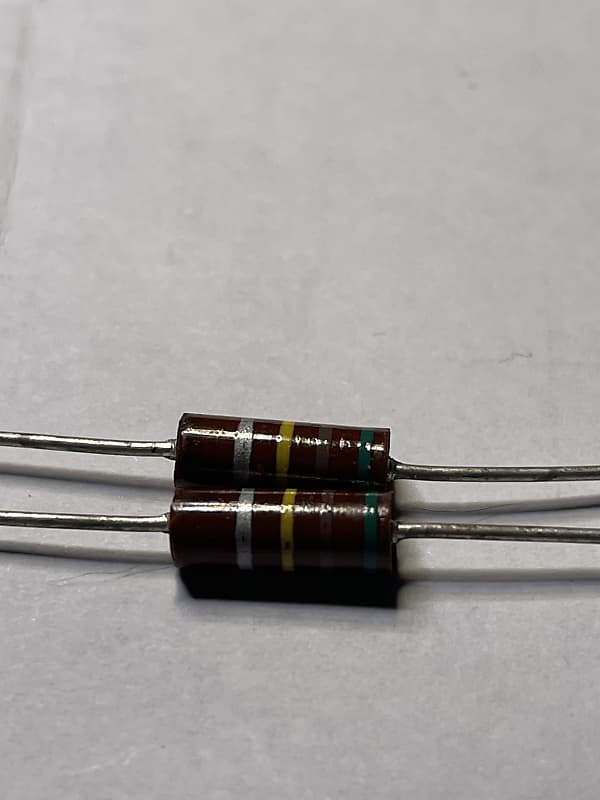 Kamaya 510k ohm .5w carbon comp resistor 10% image 1