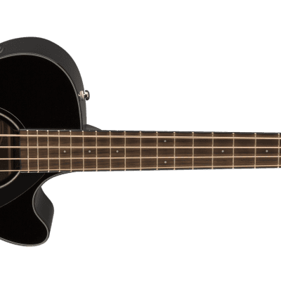 Fender CB-60SCE Bass Laurel Fingerboard Black image 4