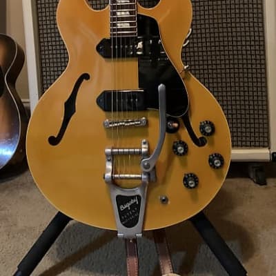 Epiphone Casino Inspired by John Lennon 2009 Blonde Natural w/ Bigsby & Other Great Mods image 11