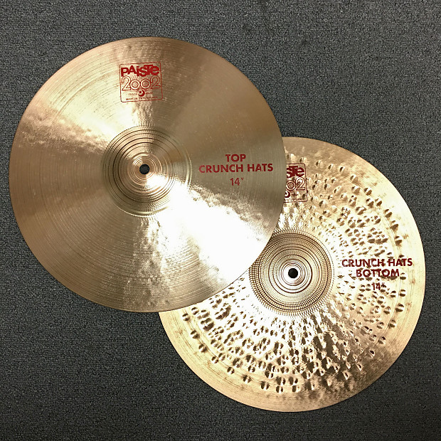 Used paiste 2002 cymbals hot sale