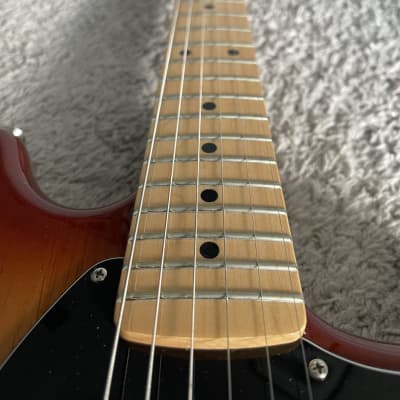 Fender Player Mustang 2020 MIM Sienna Sunburst Maple Fretboard Guitar + Gig Bag image 7