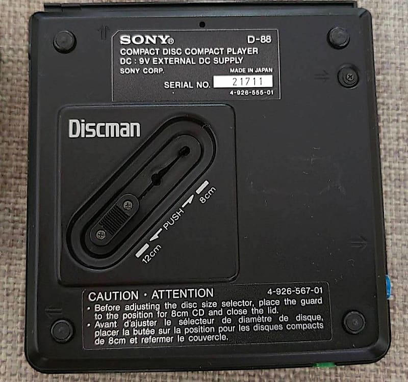 Sony D-88 Discman not working