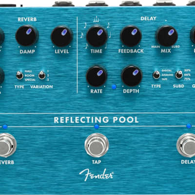 Fender Reflecting Pool Delay/Reverb Effects Pedal image 1