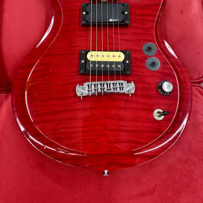 Gadow Custom Hollowbody Electric Guitar with sustainer  pickup - Trans Red image 8