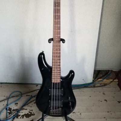 Vintage Ibanez Roadstar II Series Bass Guitar. Black. Made in