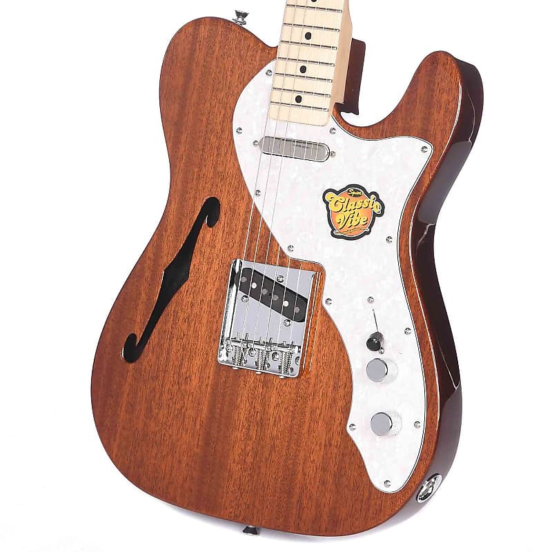 Squier Classic Vibe Telecaster Thinline Electric Guitar image 3