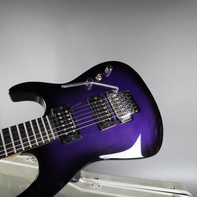 Jackson USA Dinky 1997 Reverse Headstock - Purple Burst w Jackson USA Dinky 1997 Reverse Headstock - Purple Burst w