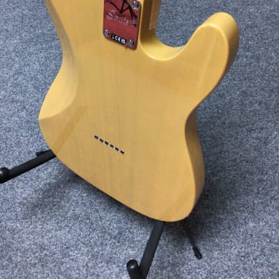 Squier Affinity Telecaster Left-Handed with String-Through Bridge Butterscotch Blonde image 8