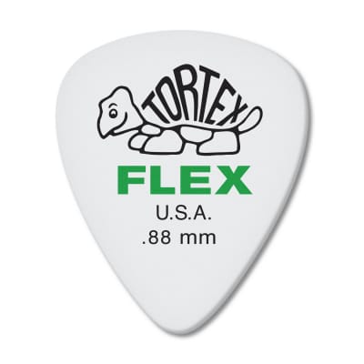 Dunlop 428P.88 Tortex Flex Standard Nat .88mm Guitar Pick Players Pack of 12 image 1
