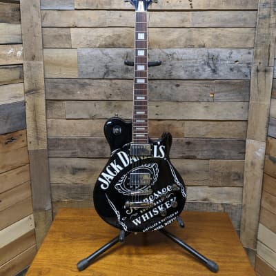 Peavey Jack Daniels Old No.7 Electric Guitar - Black w/ Bag & Box/Papers image 2