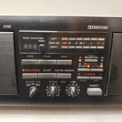 Yamaha KX-W262 dual auto-reverse cassette deck image 3