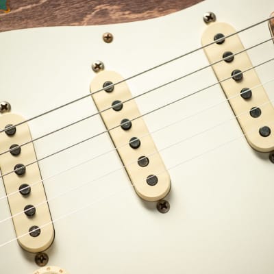 Fender ’57 Super Heavy Relic Strat - Faded Sherwood Green/Sunburst image 13