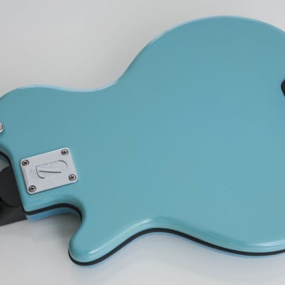 Italia Mondial Classic Bass, Italia blue, semi-hollow, Piezo Bridge , Resoglass top, made in Korea image 8