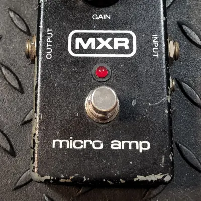 ギター MXR micro amp M-133 安物ギターを高級ギターの音にする「MXR M133 Micro Amp