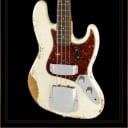 Fender Custom Shop 1961 Heavy Relic Jazz Bass in Aged Olympic White