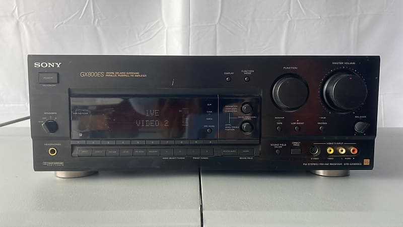 Sony STR-GX800ES Receiver HiFi Stereo 5.1 Channel Home Theater Phono High End  			