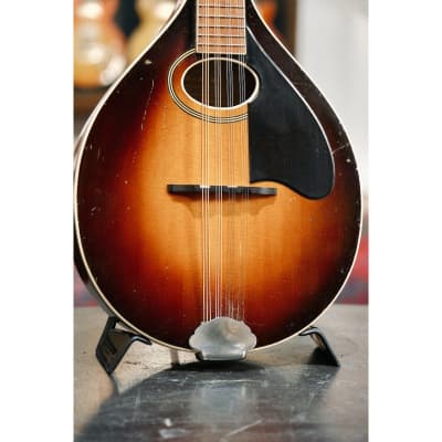 1938 Levin Model 370 12-string mandolin sunburst image 14