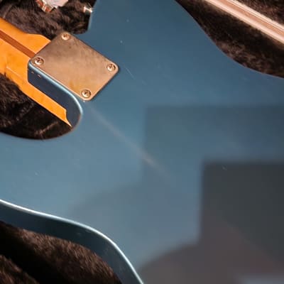 Johnston Custom Guitars Telecaster style electric guitar 2020 - Nitrocellulose lacquer Ocean turquoise image 7