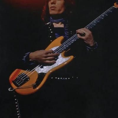 Fender Mustang Bass Competition Orange Matching Headstock RARE 1968 image 17