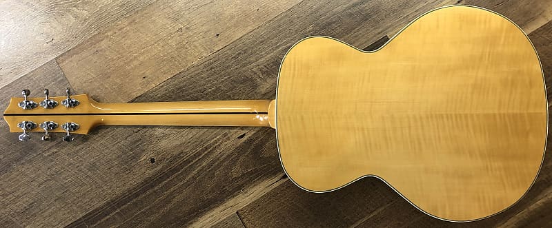 The Loar LH-500 Gloss Natural Finish Archtop Acoustic Guitar