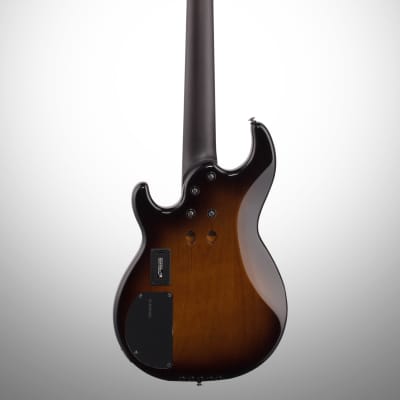 Yamaha BB735A Electric Bass Guitar, 5-String (with Gig Bag), Sunburst image 6