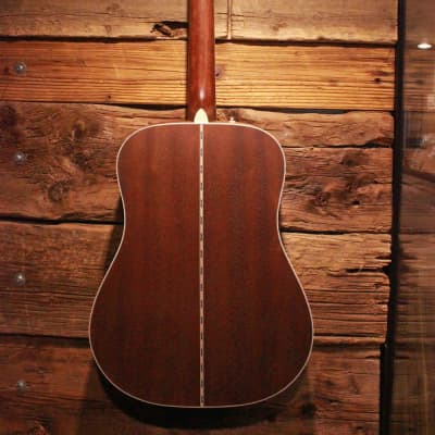 Fender Paramount PO-220E All Mahogany Orchestra Acoustic-electric Guitar, Aged Cognac Burst w/ Case image 7