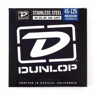 Dunlop DBS125T Stainless Steel Tapered Bass String - 0.125 2010s - Standard Box of 3 image 1