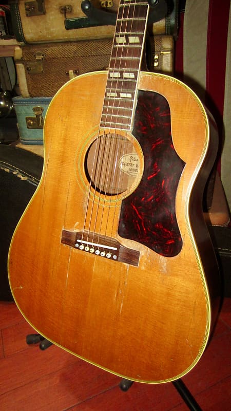1961 Gibson Country Western Dreadnought Acoustic Natural with Hardshell Case image 1