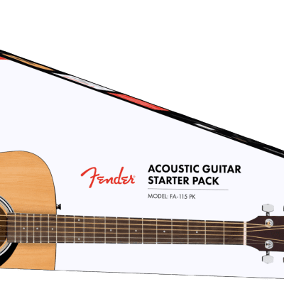 Fender FA115 Dreadnought Acoustic Guitar Pack image 1