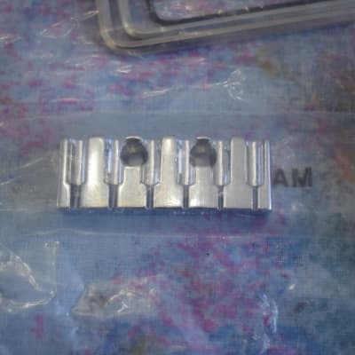 Floyd Rose Speedloader Fixed Bridge - Complete Kit - Ping - 2000's - Chrome - Mint image 7